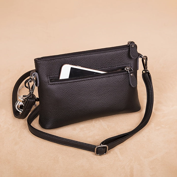 El | Elegante bolso bandolera de piel minimalista de Elena