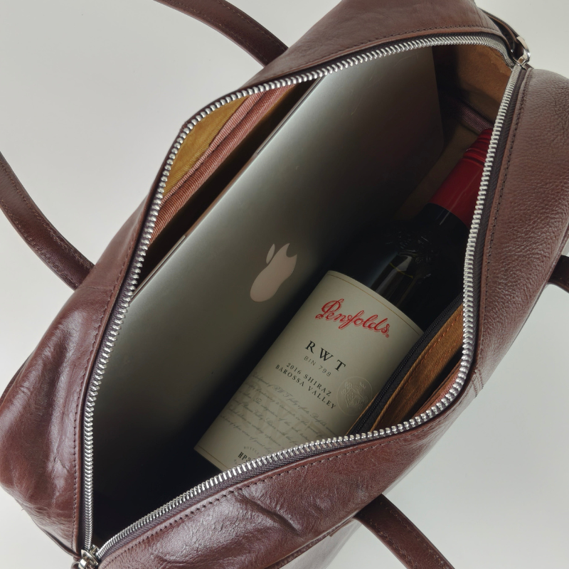 Bolso | Tote Estructurado de Piel Flor