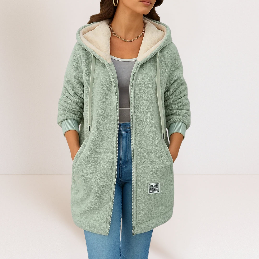 Casilda | Chaqueta Polar Suave con Capucha