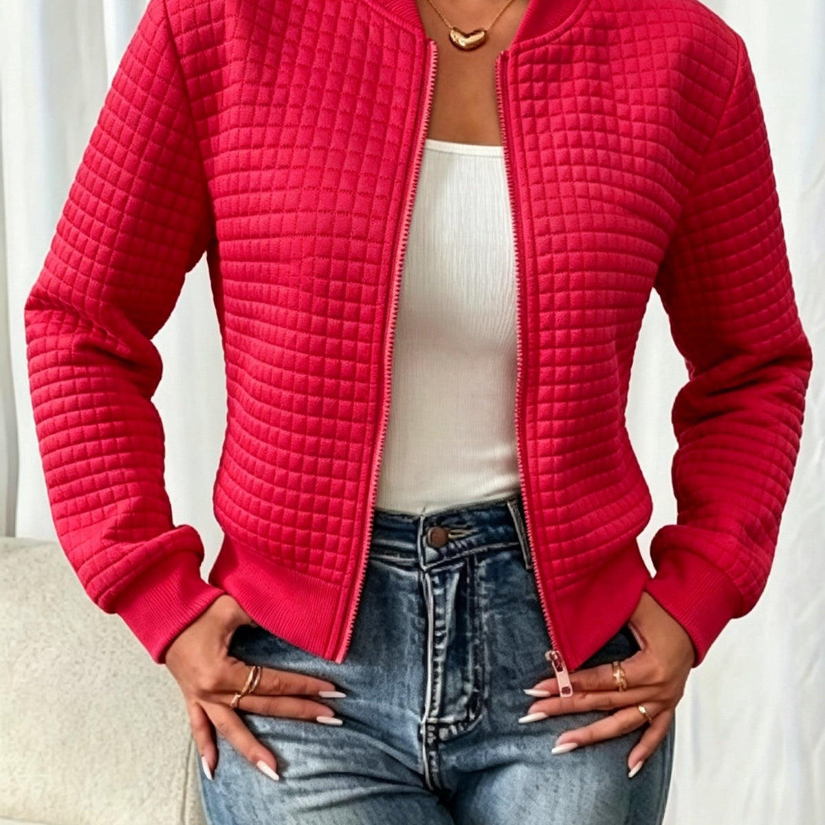 Miriam | Chaqueta Corta que No Marca la Barriga
