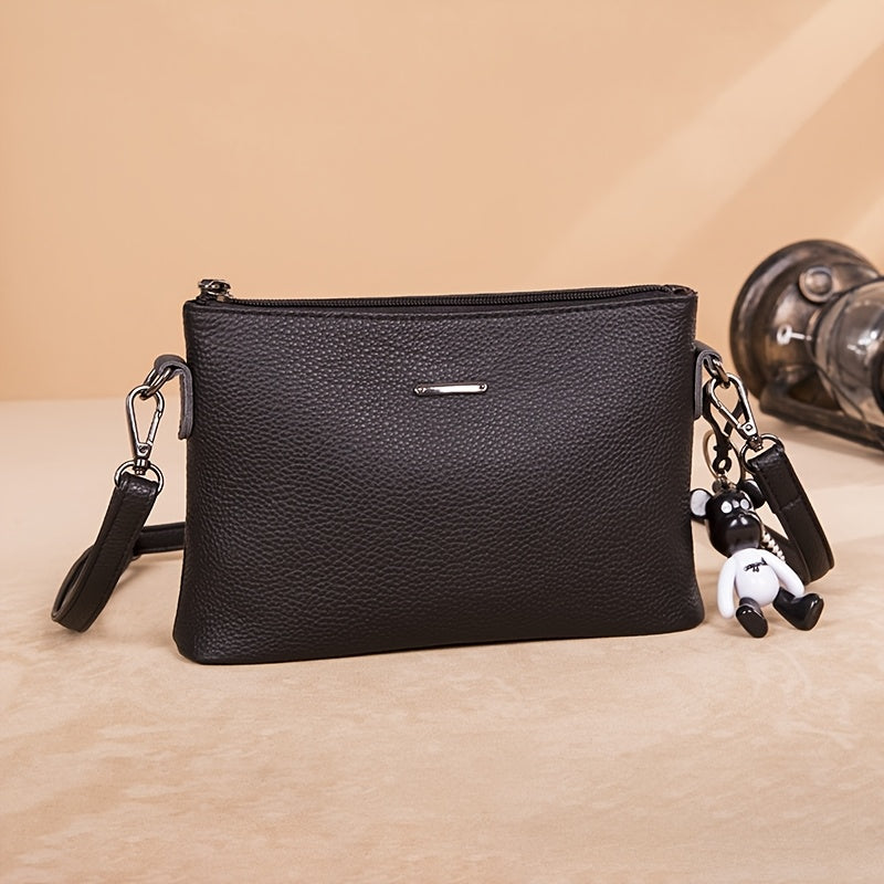 El | Elegante bolso bandolera de piel minimalista de Elena