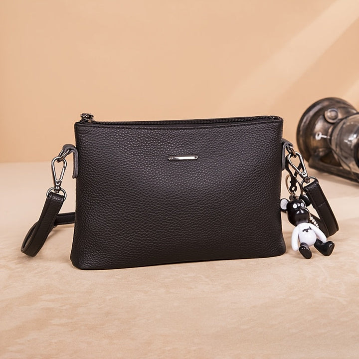El | Elegante bolso bandolera de piel minimalista de Elena