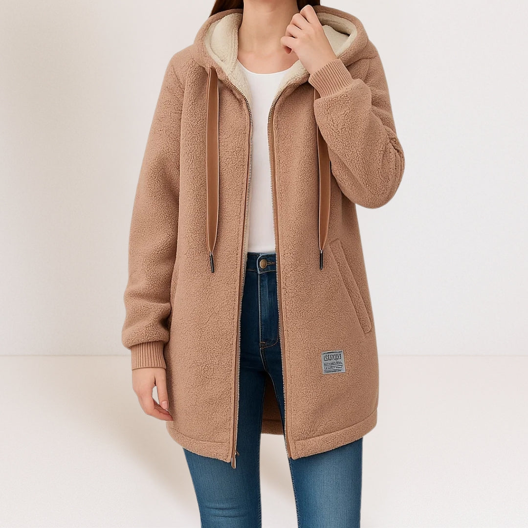 Casilda | Chaqueta Polar Suave con Capucha