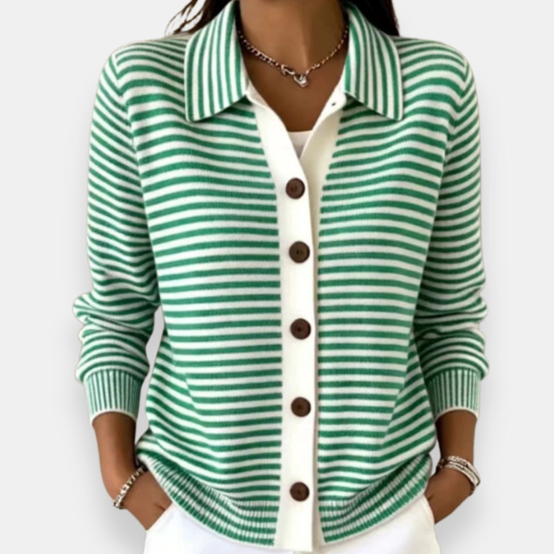 Ninetta | Cardigan a righe con bottoni