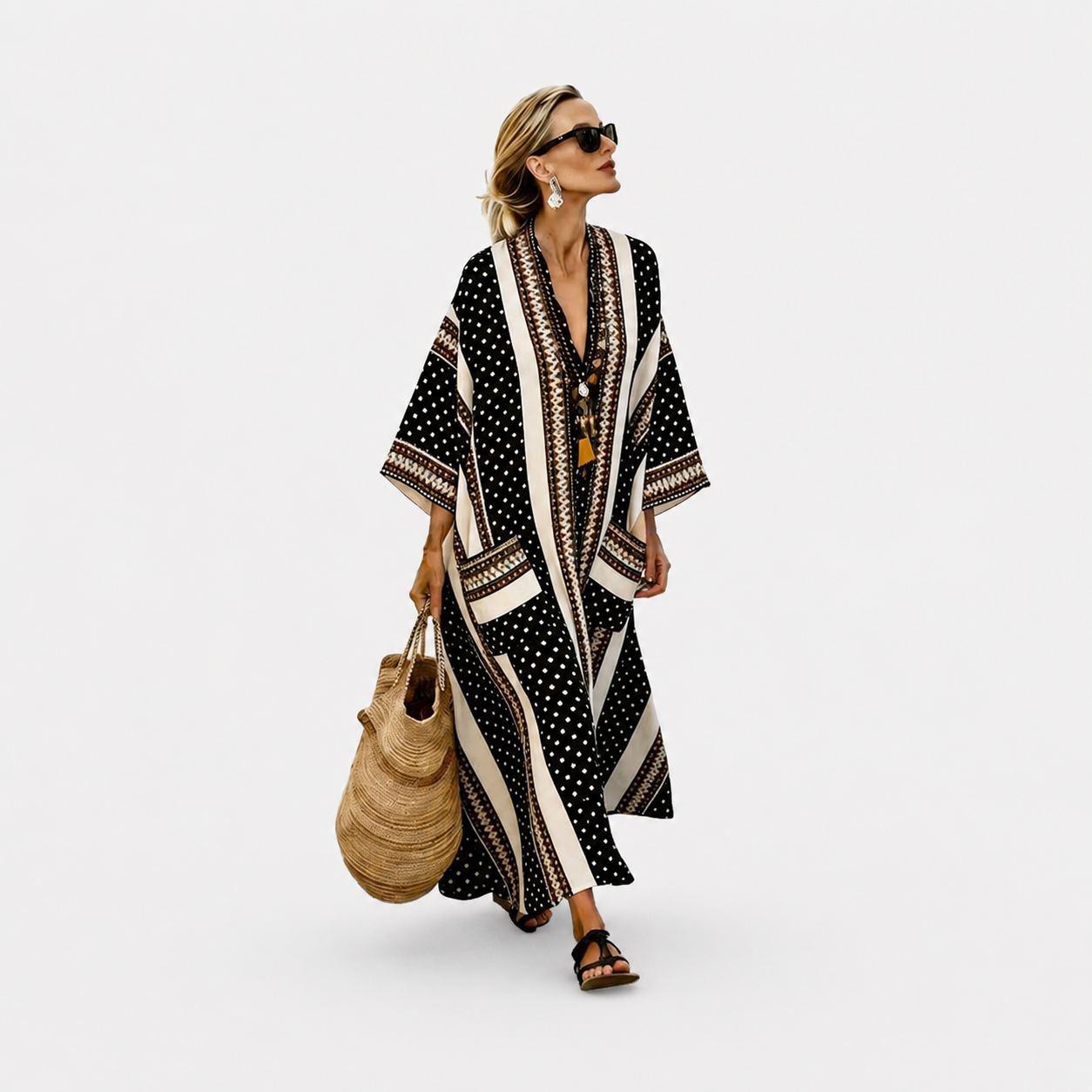 Helena | Caftán Elegante de Verano