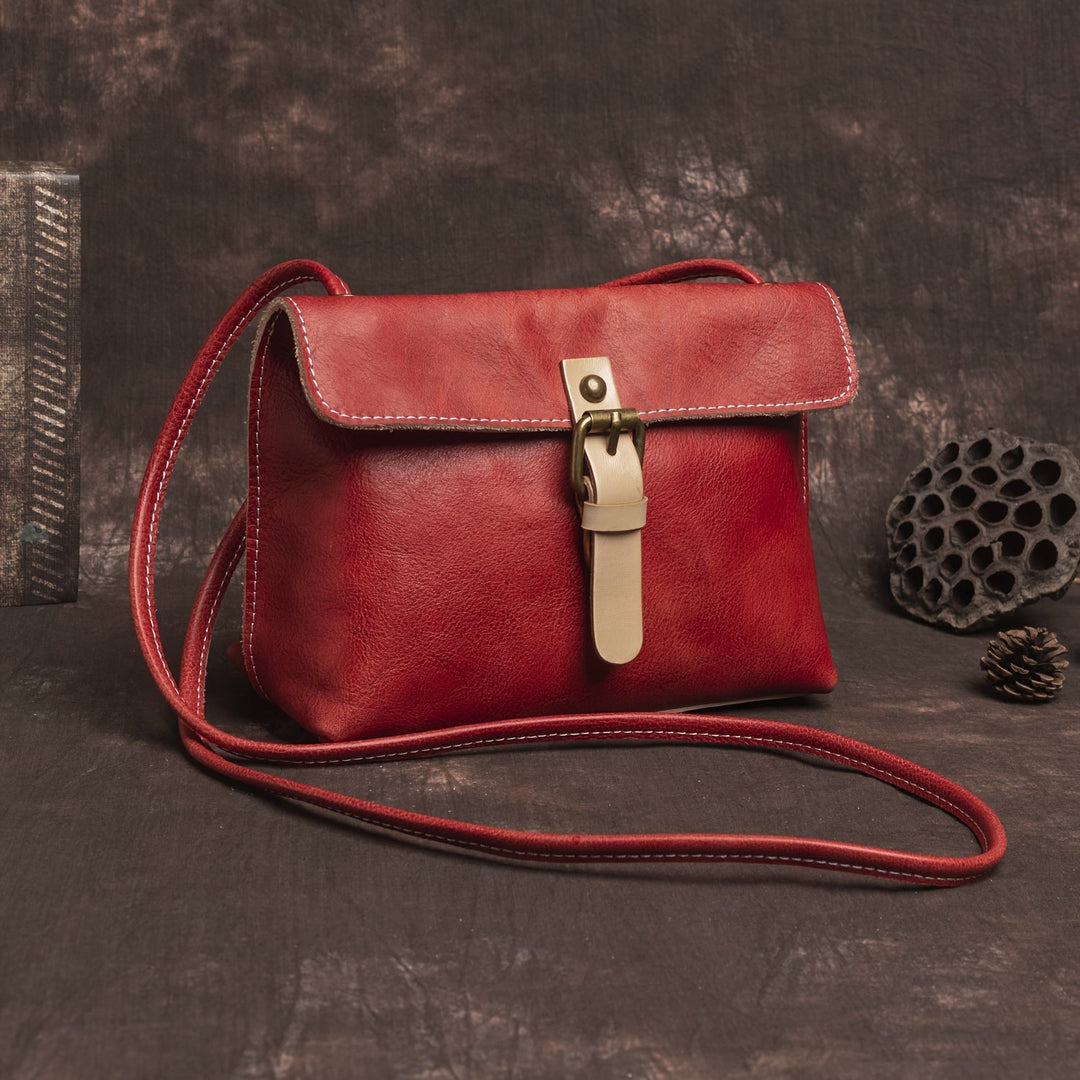 Bolso | Bandolera con hebilla clásica con el toque tradicional de Rosa