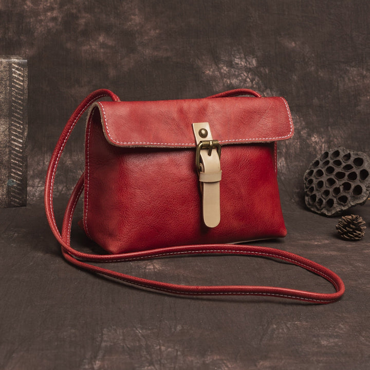 Bolso | Bandolera con hebilla clásica con el toque tradicional de Rosa