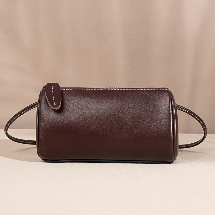 La elegancia pulida de Camille | Bolso de hombro de piel