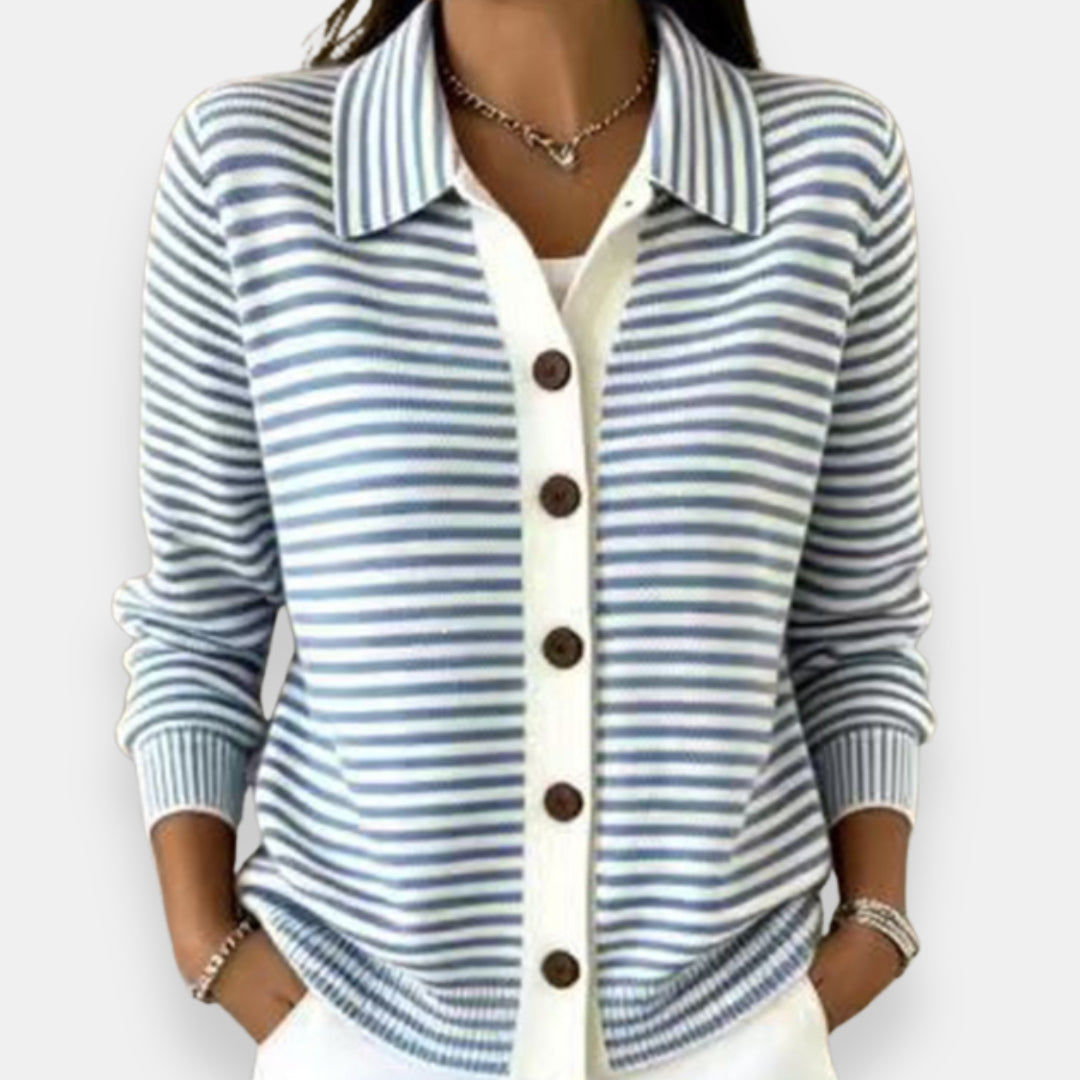 Ninetta | Cardigan a righe con bottoni