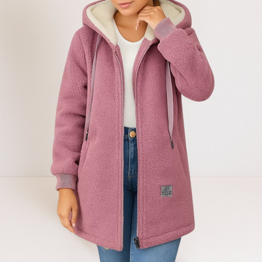 Casilda | Chaqueta Polar Suave con Capucha