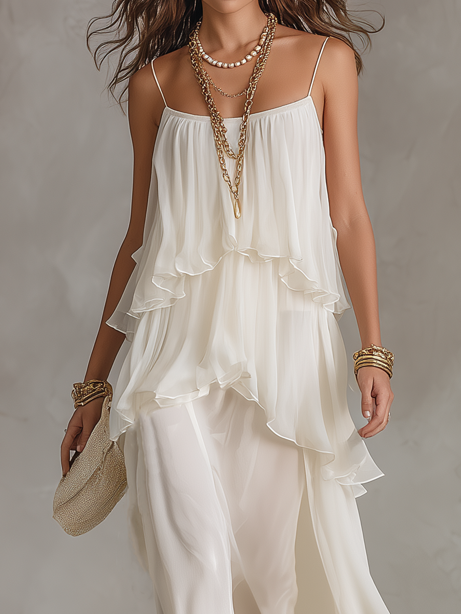 AURELIA | Vestido Maxi Chiffon