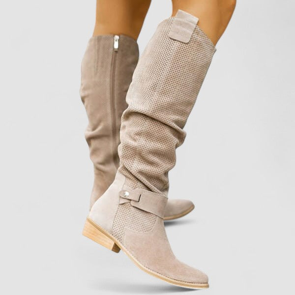 Fuensanta | Bota Alta Western Troquelada