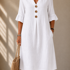 Alba | Vestido de Botones