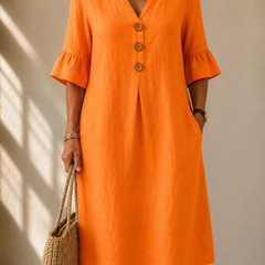 Azucena | Vestido de Botones