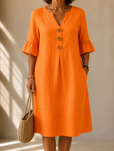 Azucena | Vestido de botones