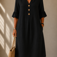 Silvia | Vestido de Botones
