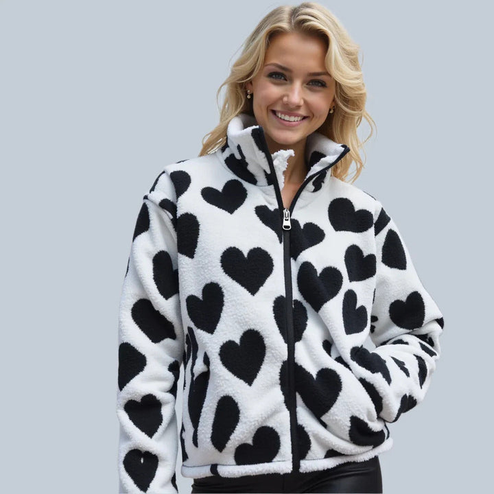 VogelMode | Chaqueta reversible con corazones