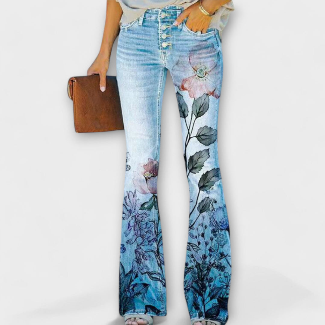 Pantalones con Flores