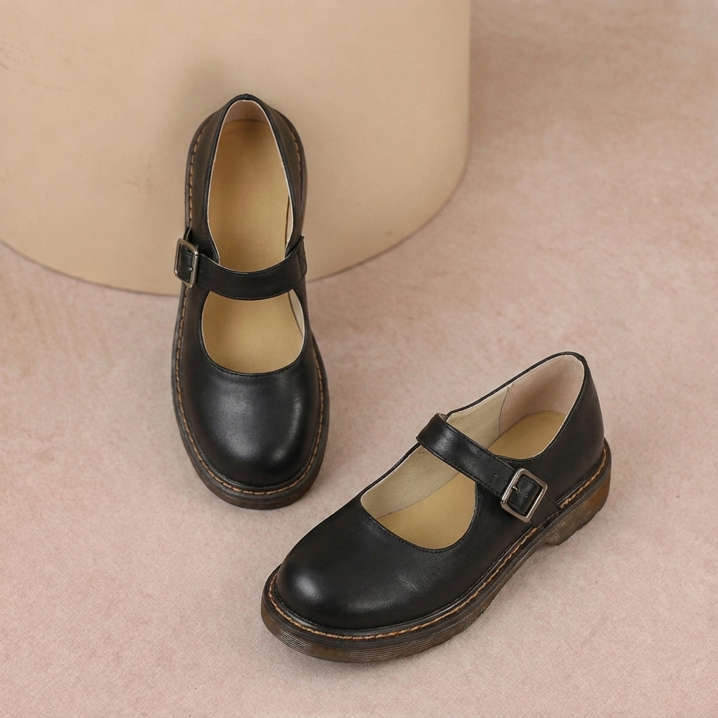 Alondra | Zapato Mary Jane de Suela Gruesa