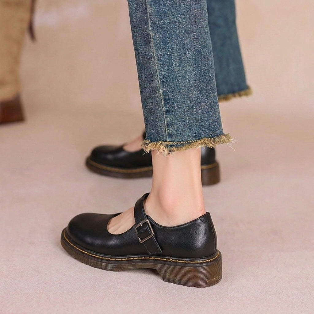Alondra | Zapato Mary Jane de Suela Gruesa