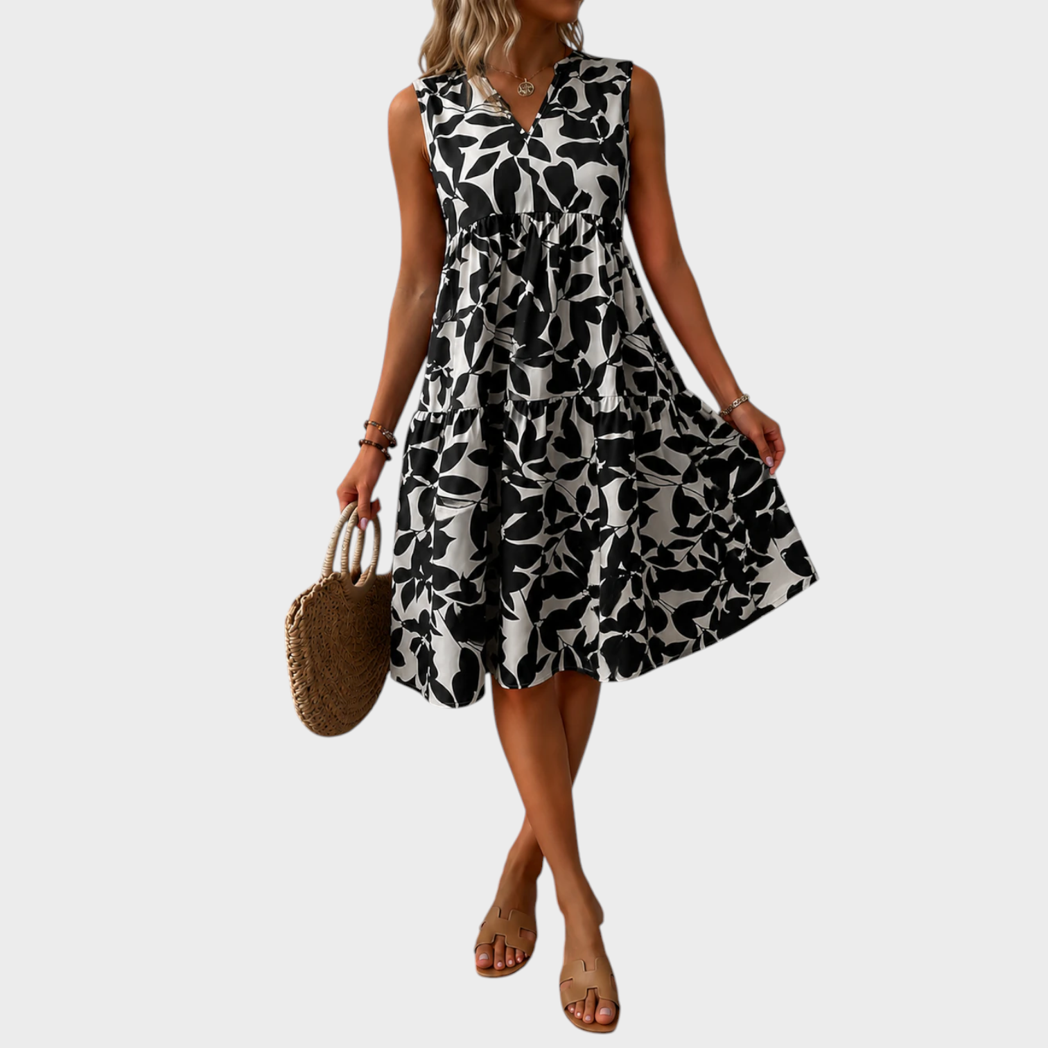 Soomin | Vestido de Verano Casual de Flores
