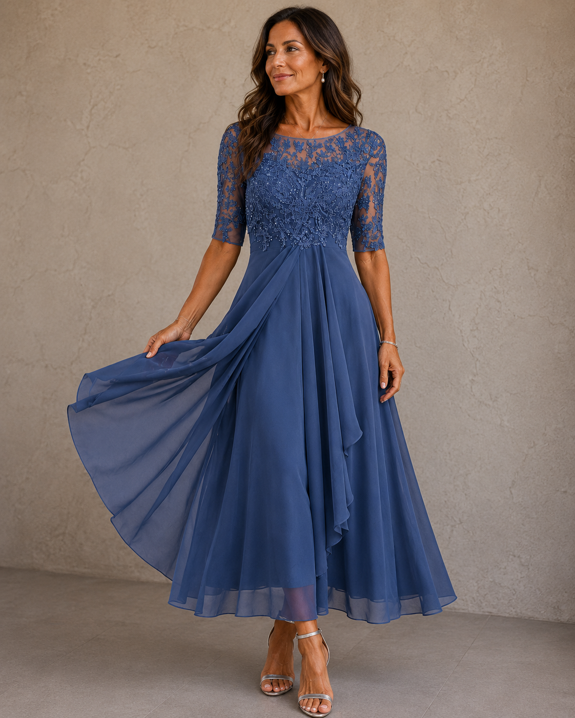 Abella | Vestido de ceremonia que te quita años