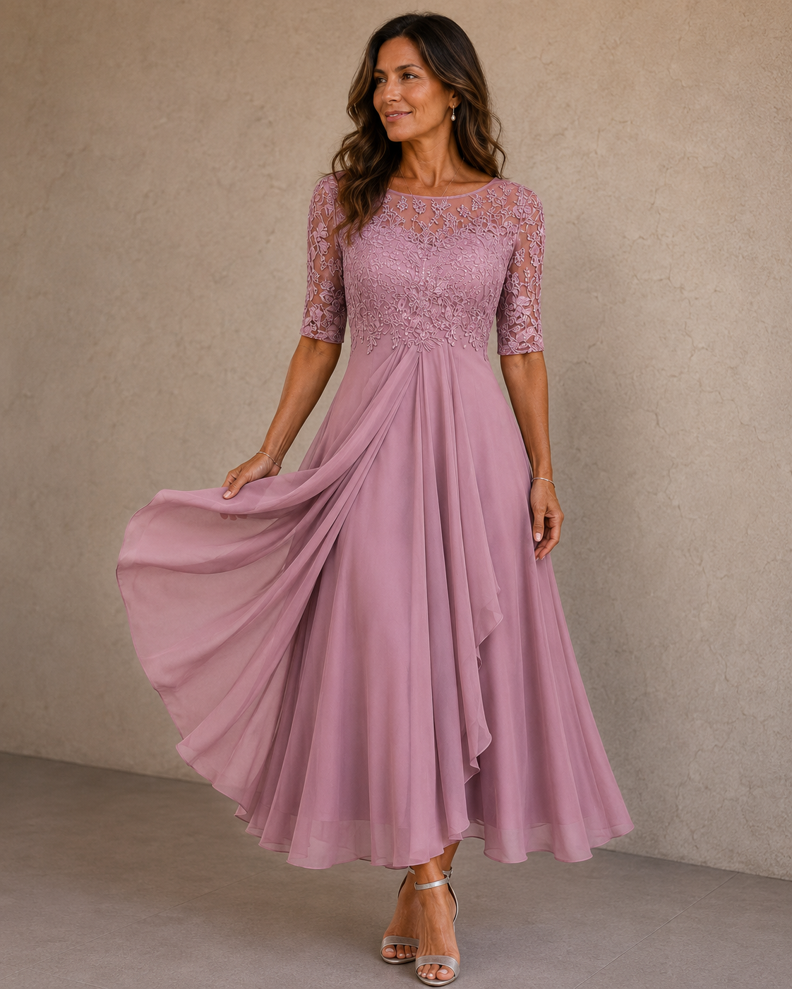 Abella | Vestido de ceremonia que te quita años