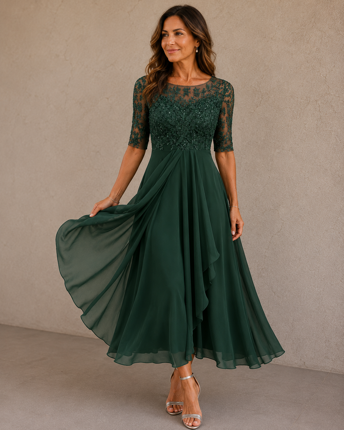 Abella | Vestido de ceremonia que te quita años