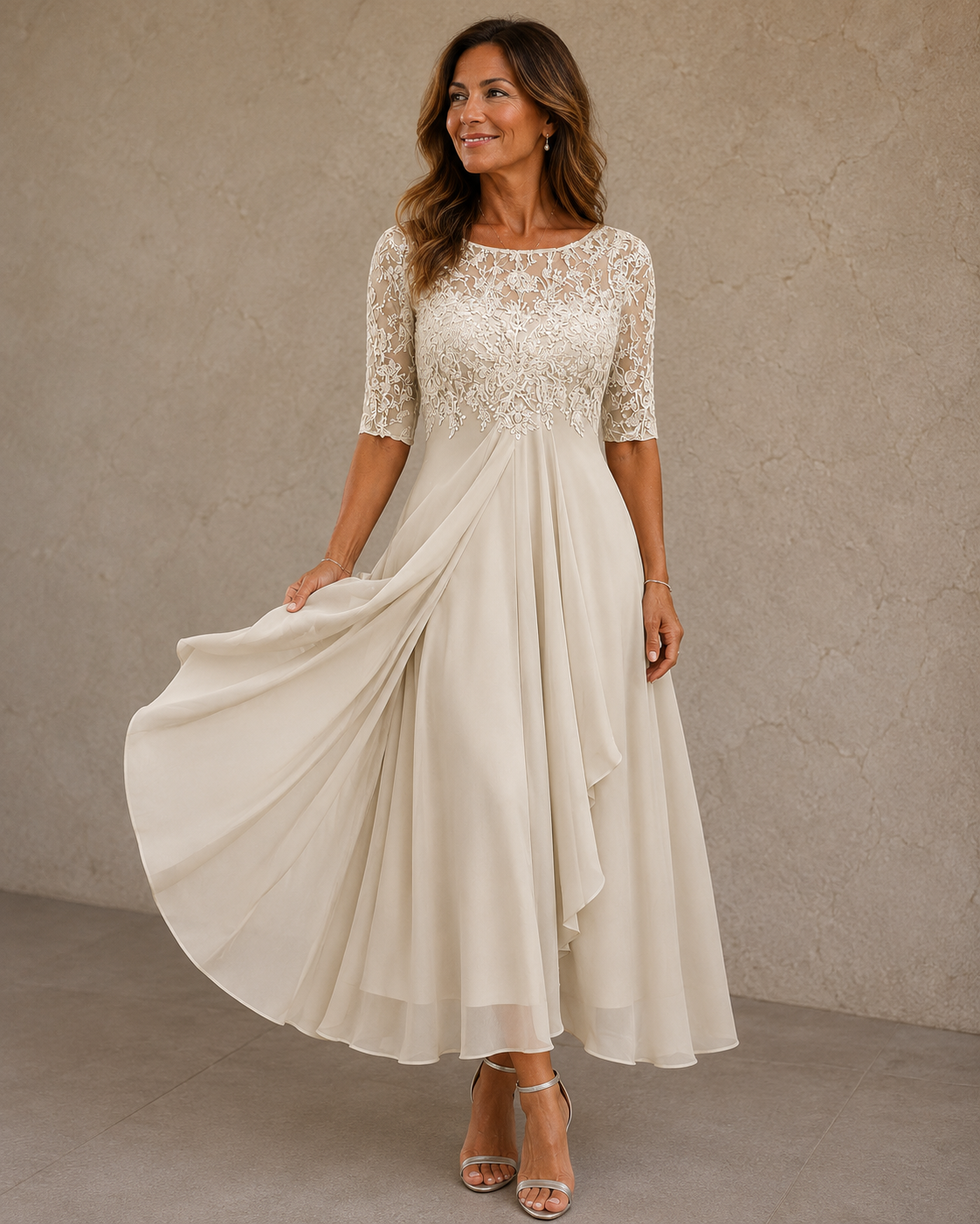 Abella | Vestido de ceremonia que te quita años