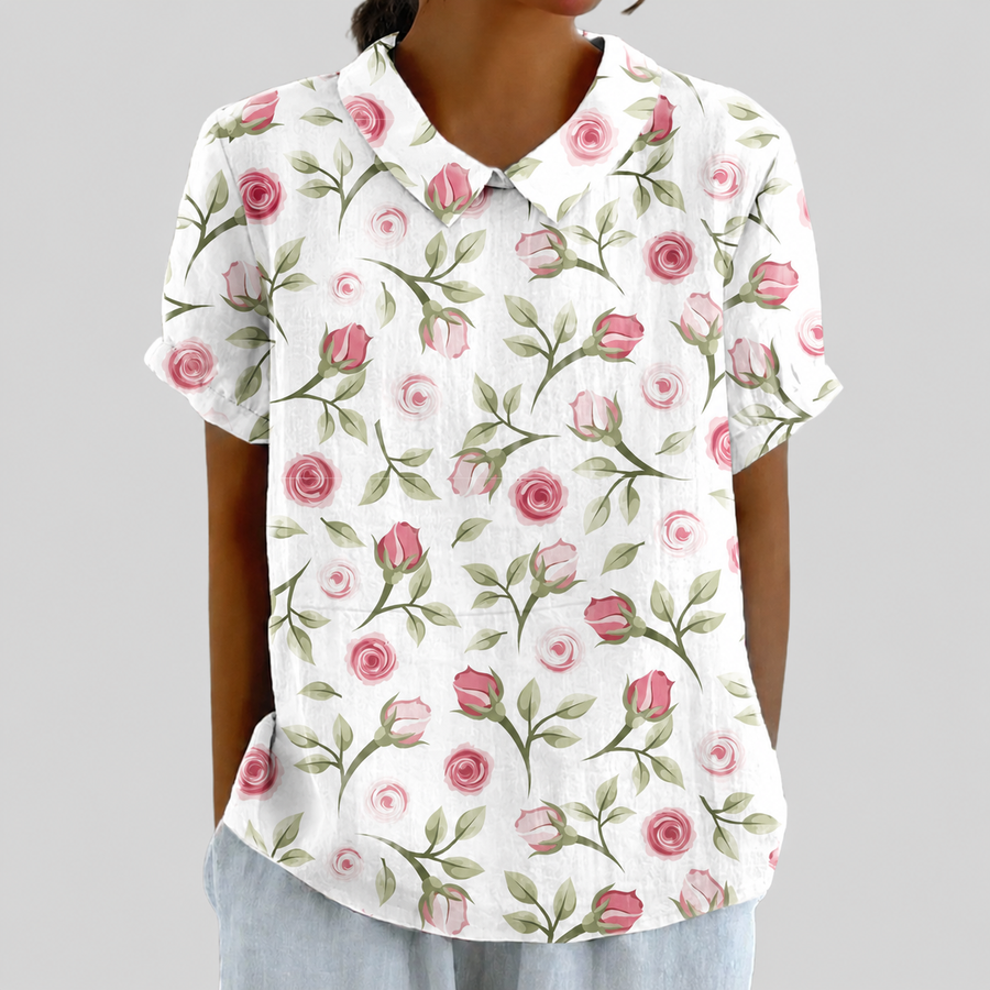 Luisa | Blusa Floral Elegante y Cómoda