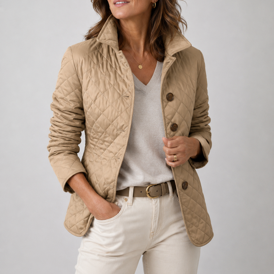 Loredana | Chaqueta Acolchada Ligera con Cuello Alzado