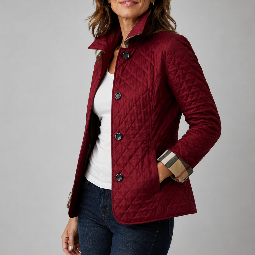 Loredana | Chaqueta Acolchada Ligera con Cuello Alzado