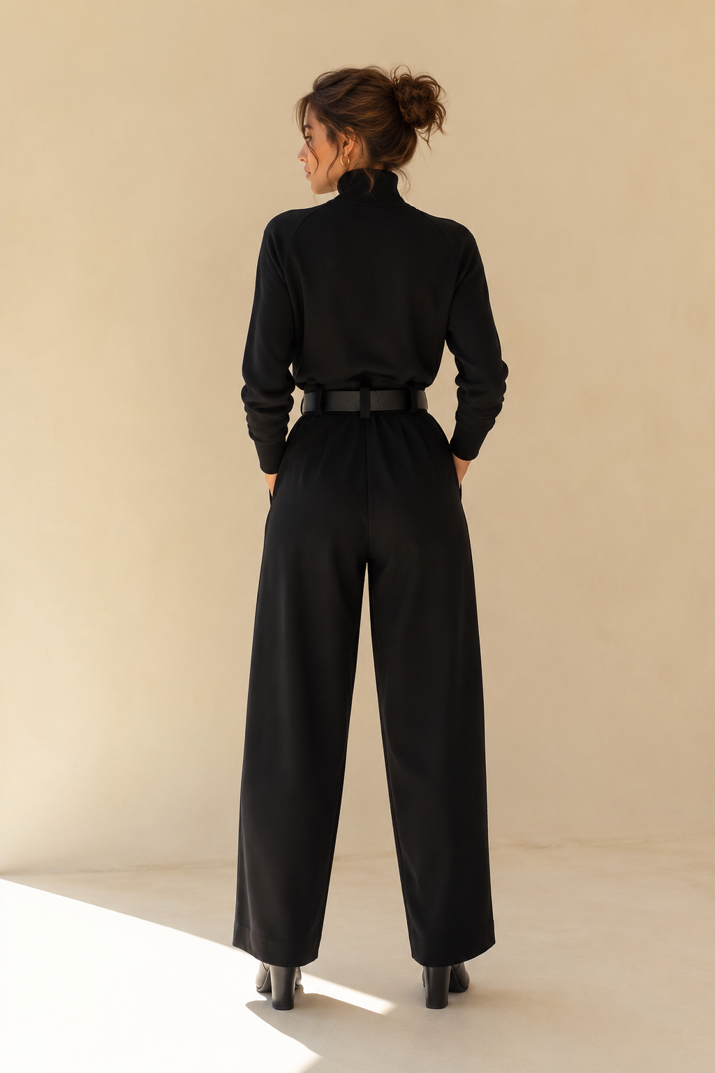 Inés | Conjunto de Cuello Alto y Pantalón Palazzo