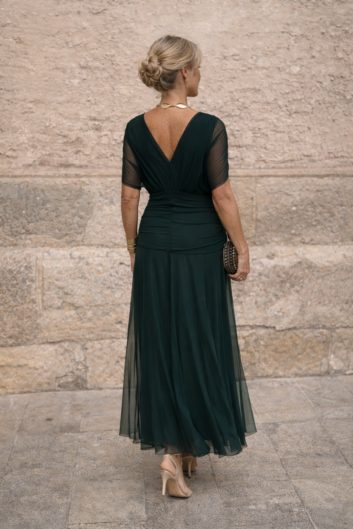 MARELLA | Vestido Maxi Escote en V