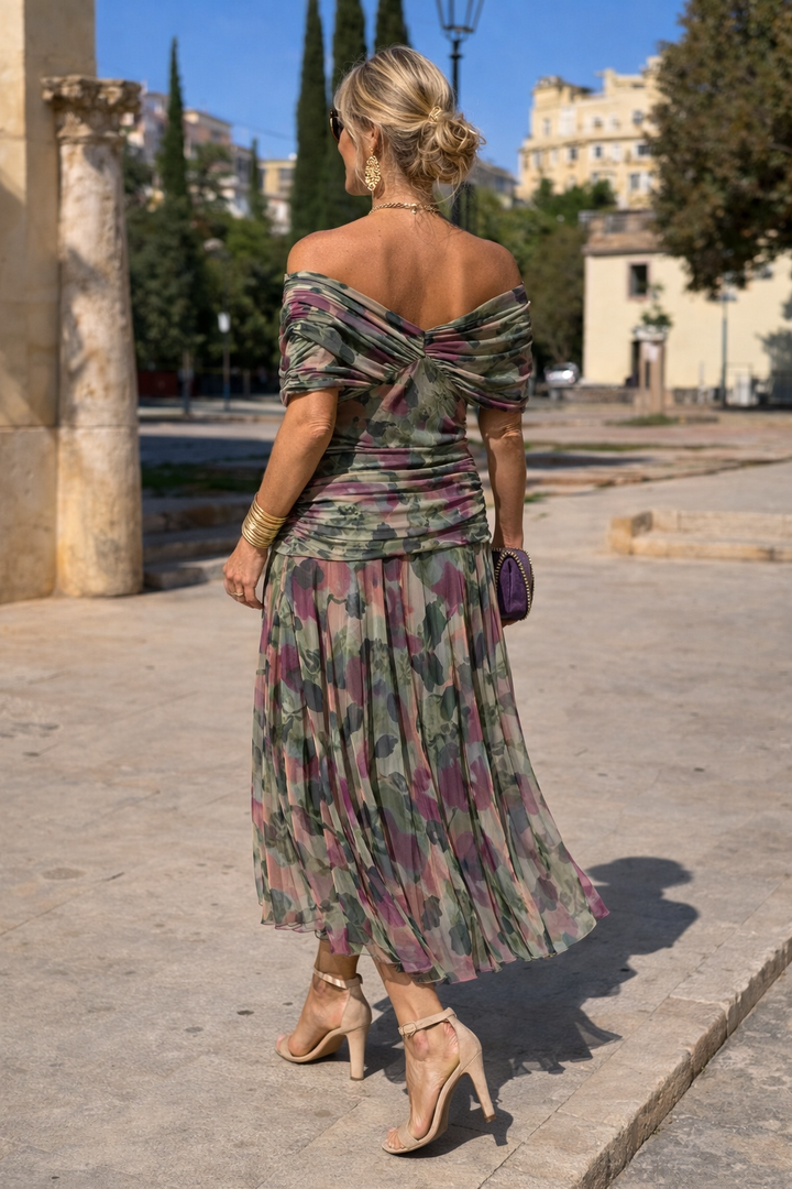 MARELLA | Vestido Maxi Escote en V