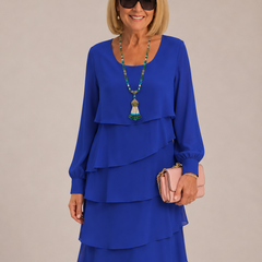 Madeleine | Vestido elegante manga larga clásico