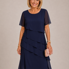 Juliette | Vestido elegante volante básico