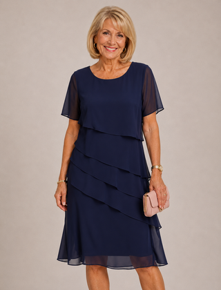 Juliette | Vestido elegante volante básico
