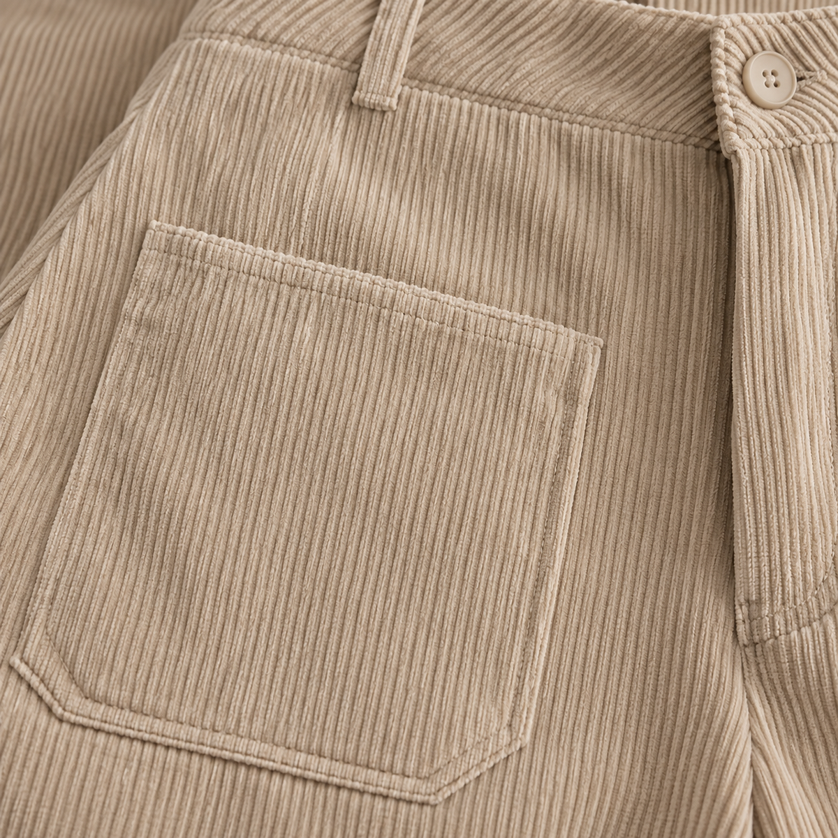 LAURA – Pantalón Ancho Con Bolsillos Delanteros