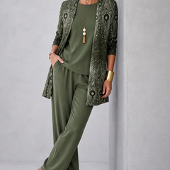Hannelore | Conjunto Elegante 3 Piezas