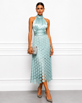 Irene | Vestido de Fiesta con Faja que Afina la Cintura