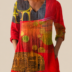Skylar | Blusa amplia con diseño llamativo
