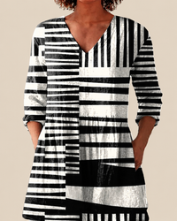 Quinn | Blusa amplia con diseño vibrante