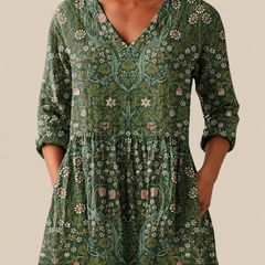Skye | Blusa Larga con Estampado Vibrante