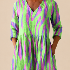 Mira | Blusa Larga con Diseño Vibrante