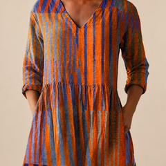 Elowen | Blusa Larga con Diseño Vibrante
