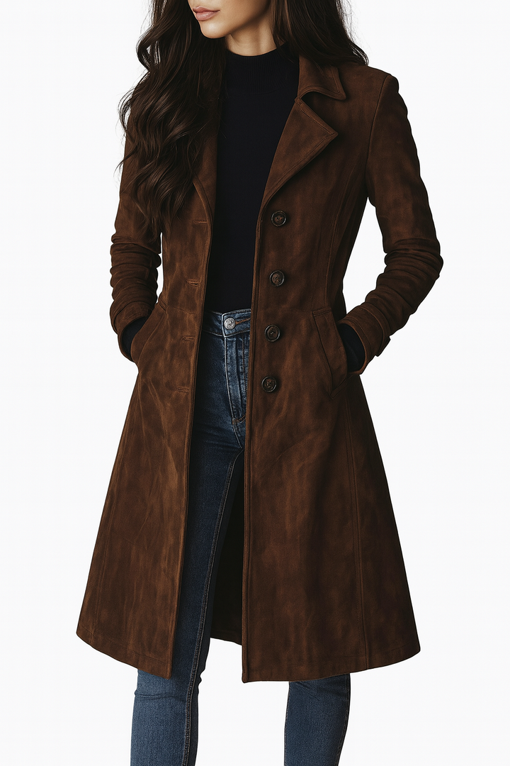 Sara | Abrigo largo elegante para invierno
