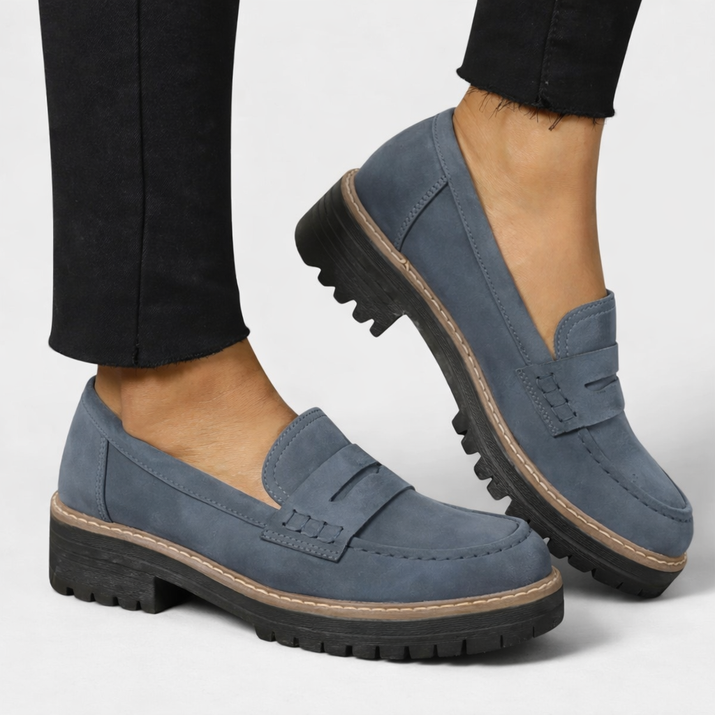 Camila | Mocasines de Suela Track con Plantilla Ergonómica