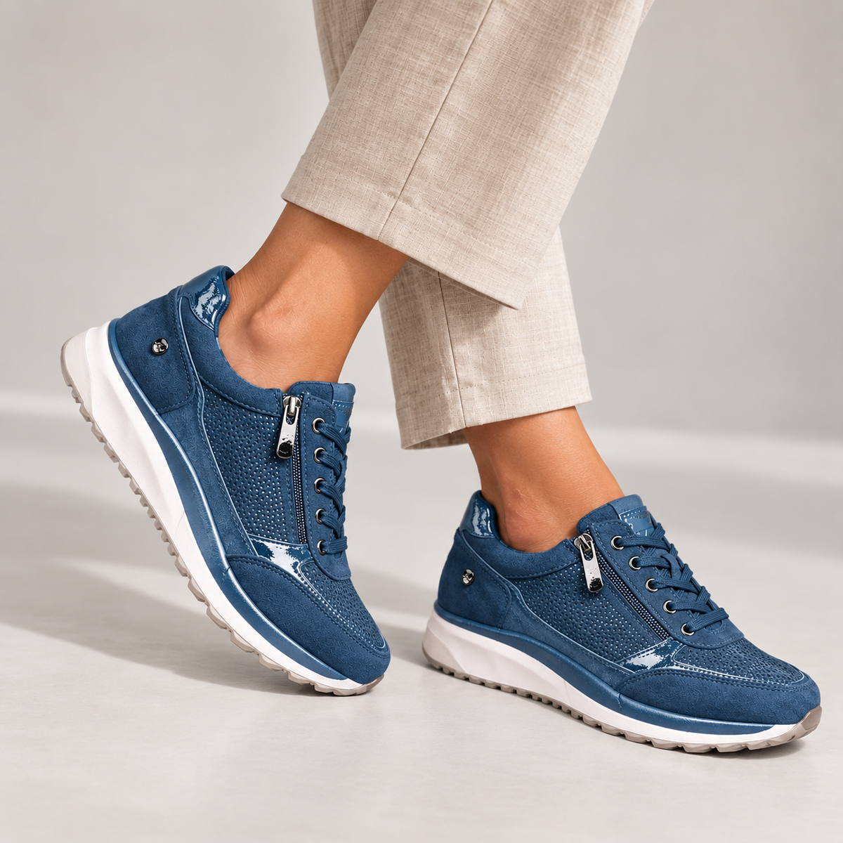Martina | Zapatillas con Cremallera