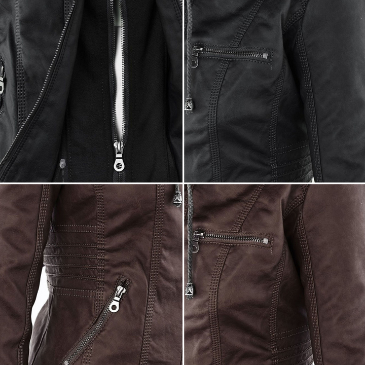 Monika | chaqueta de piel vegana
